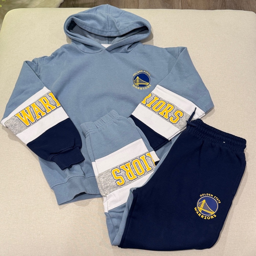 Warriors Hoodie and Joggers Pant Set